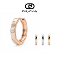 Artistry Hoop Earring | 18K Gold & Natural Diamond
